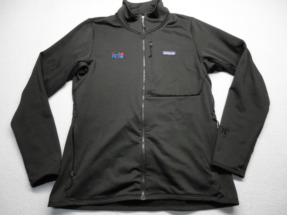 Patagonia Jacket Womens Large Black Softshell Full Zip Hiking STY40585FA25